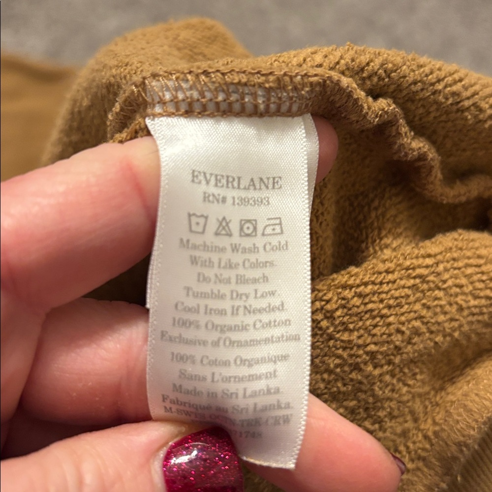 Everlane Organic Cotton Crew Neck Kangaroo Pocket Sweater - Picture 4 of 7